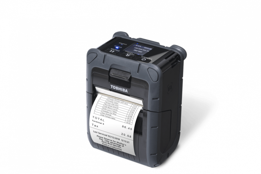 B-FP2D-GH50 Toshiba Tec Impresora portátil Bluetooth + WLAN (banda dual 2,4 GHz/5 GHz)