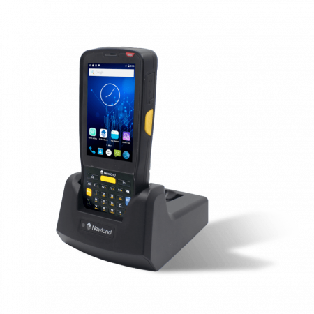 MT6552-2WO-C PDA MT65 Beluga IV con pantalla táctil de 4 “, cámara de imágenes 2D CMOS con láser Aimer, BT, WiFi. Incluye cable USB, batería, base de carga y comunicación y adaptador de enchufe múltiple. SO: Android 8.1