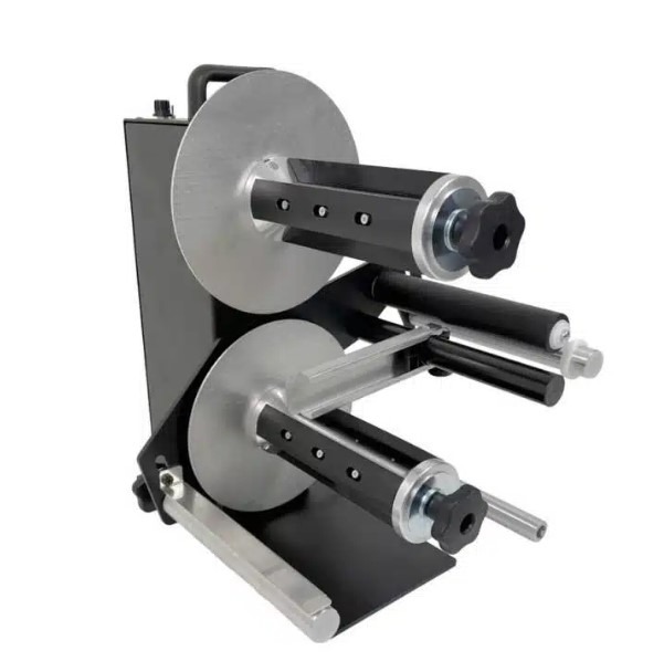 Serie TWIN‑MATRIX de Labelmate – Sistema industrial para separar matriz y rebobinar etiquetas