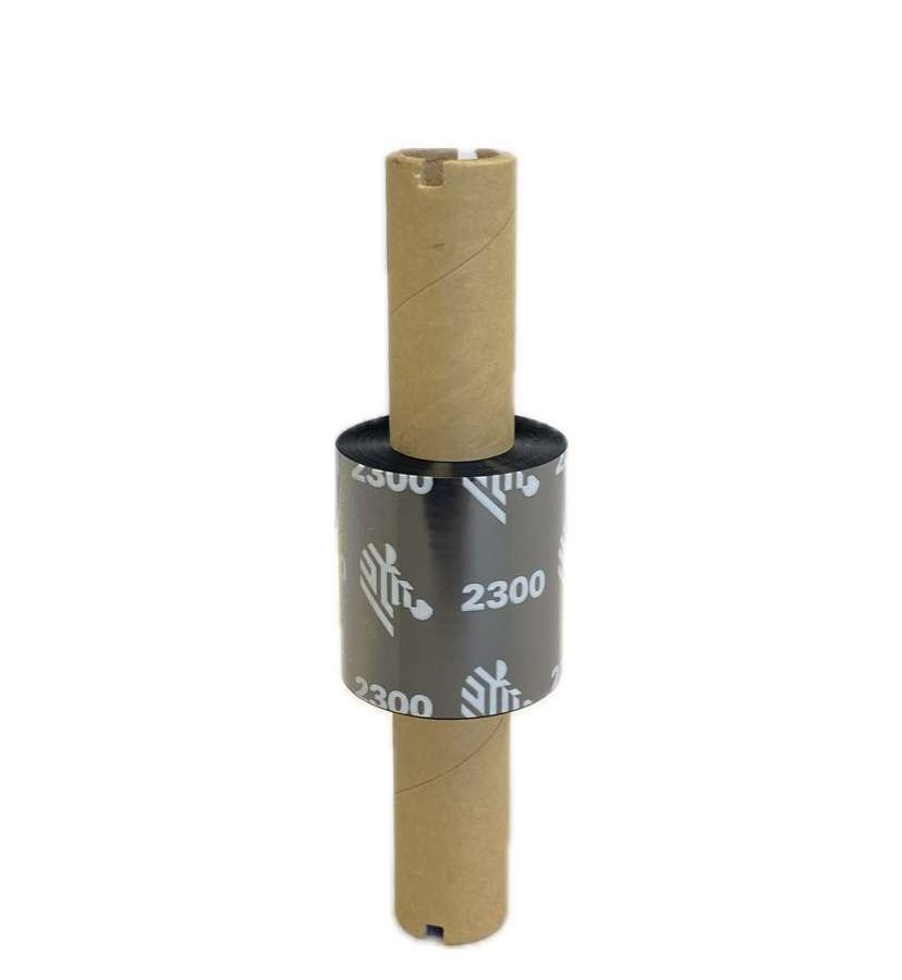 Caja Ribbon Zebra Cera 2300 Standard 33 mm x 74 m Unidades/Caja 12
