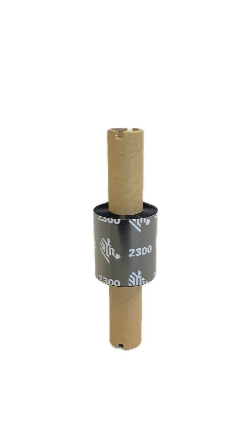 Caja Ribbon Zebra Cera 2300 Standard 33 mm x 74 m Unidades/Caja 12