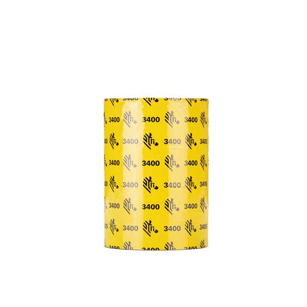 Caja Ribbon Zebra Cera Resina 3400 High Performance 102 mm x 450 m Unidades/Caja 6