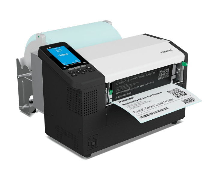 Toshiba BX820T 8" Impresora industrial de gran formato para etiquetado crítico